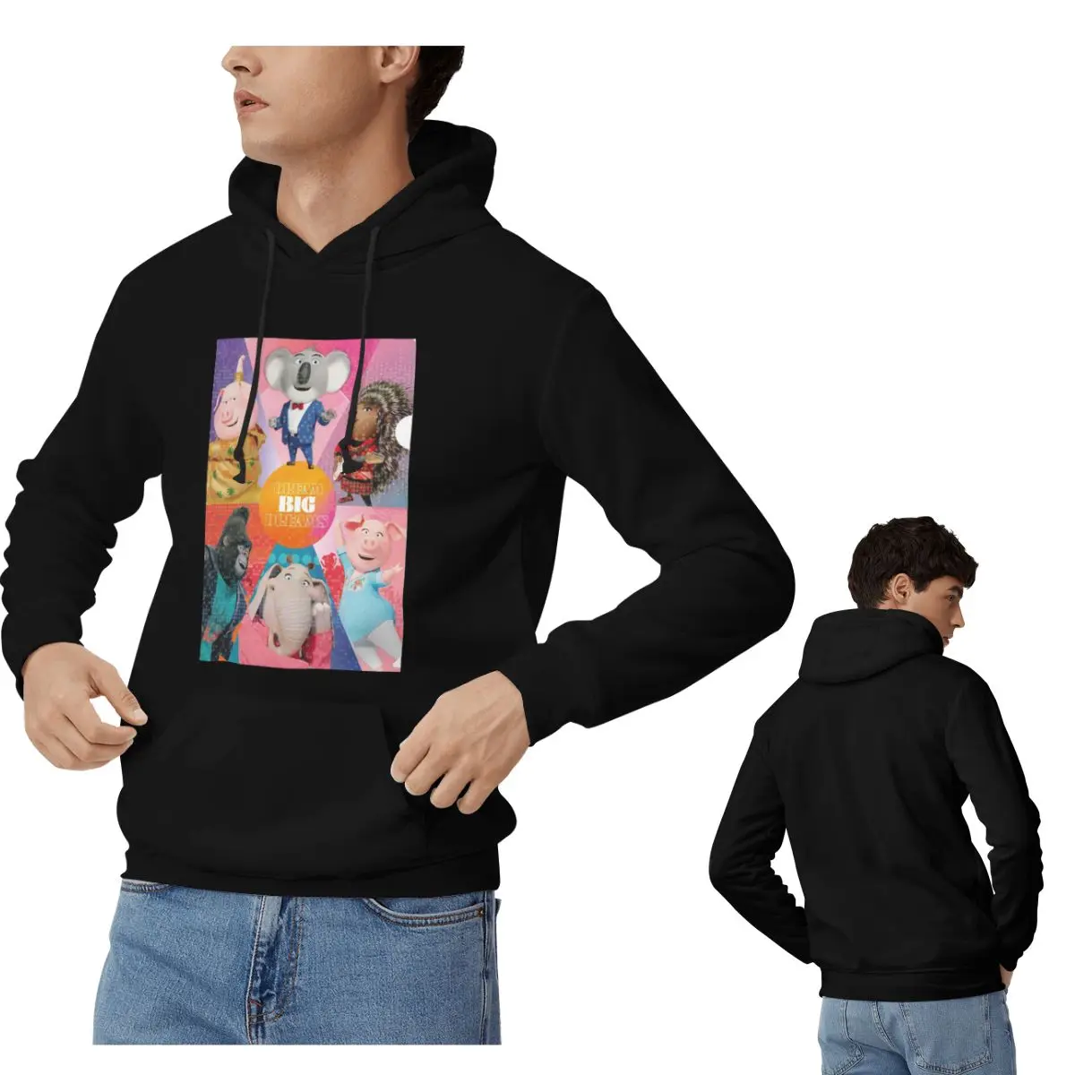 

Толстовки с капюшоном для мужчин и женщин, повседневный пуловер, толстовка в стиле Харадзюку с длинным рукавом и капюшоном, осень-зима