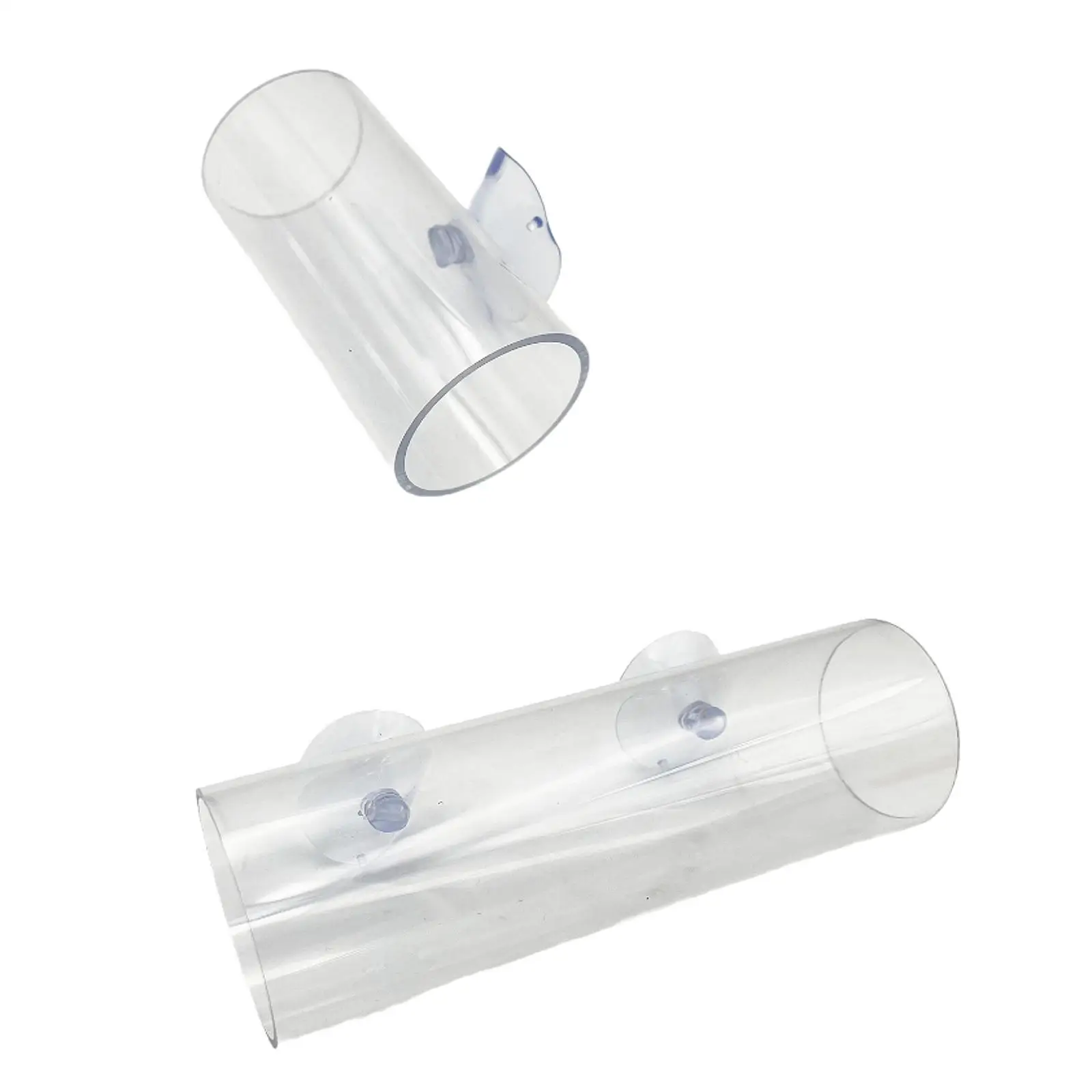 واضح بيتا أنبوب السمك نفق مخبأ لعبة شفافة مثيرة للاهتمام للراحة اللعب خزان الأسماك الملحقات المأوى مراقبة أفضل