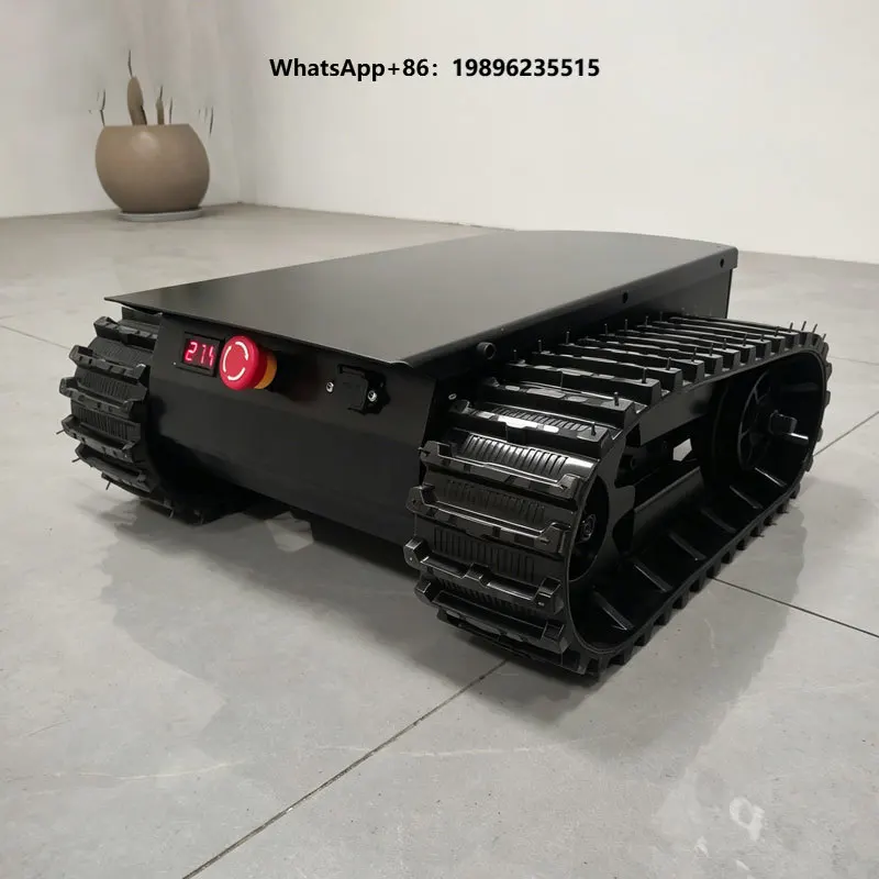 All Terrain UGV Tracked Chassis, Heavy Duty Remote Control Custom Load Electric Undercarriage