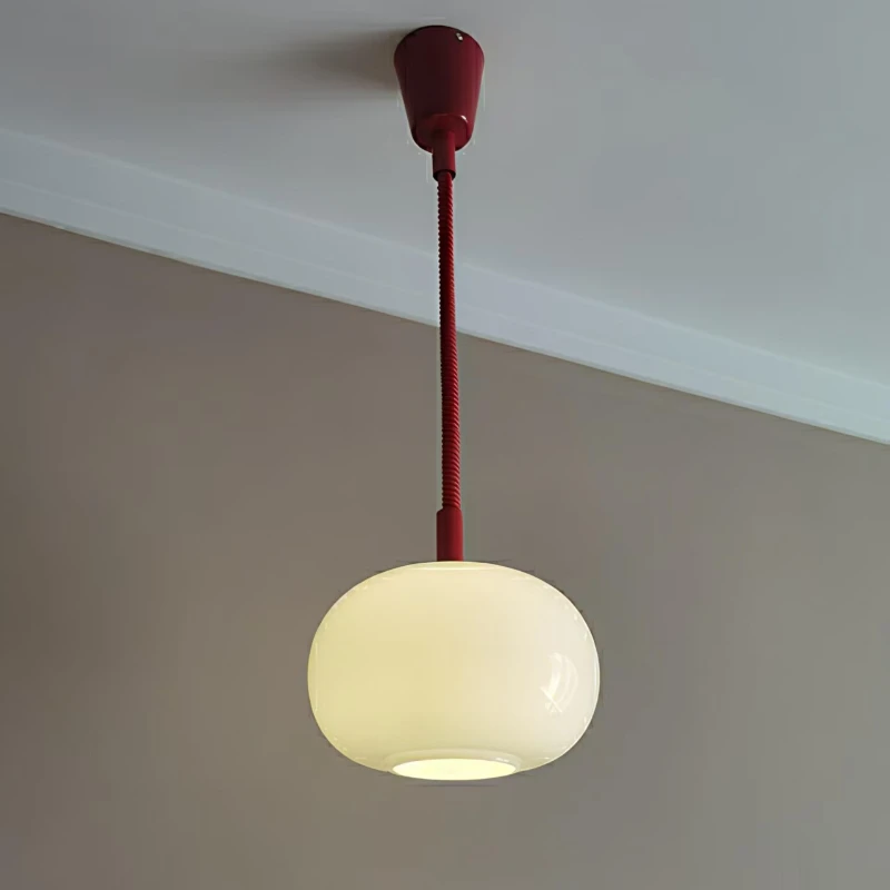 

Creative Glass LED Headboard Chandelier Modern Bauhaus Pendant Light Minimalist Hanging Lamp Bedside Light
