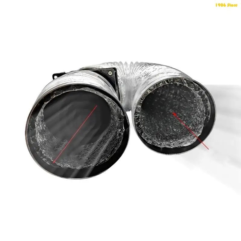 U1JB 7000RPM Cooling Fan Air Blower Marine Bilge Air Blower Electric Inline Bilge