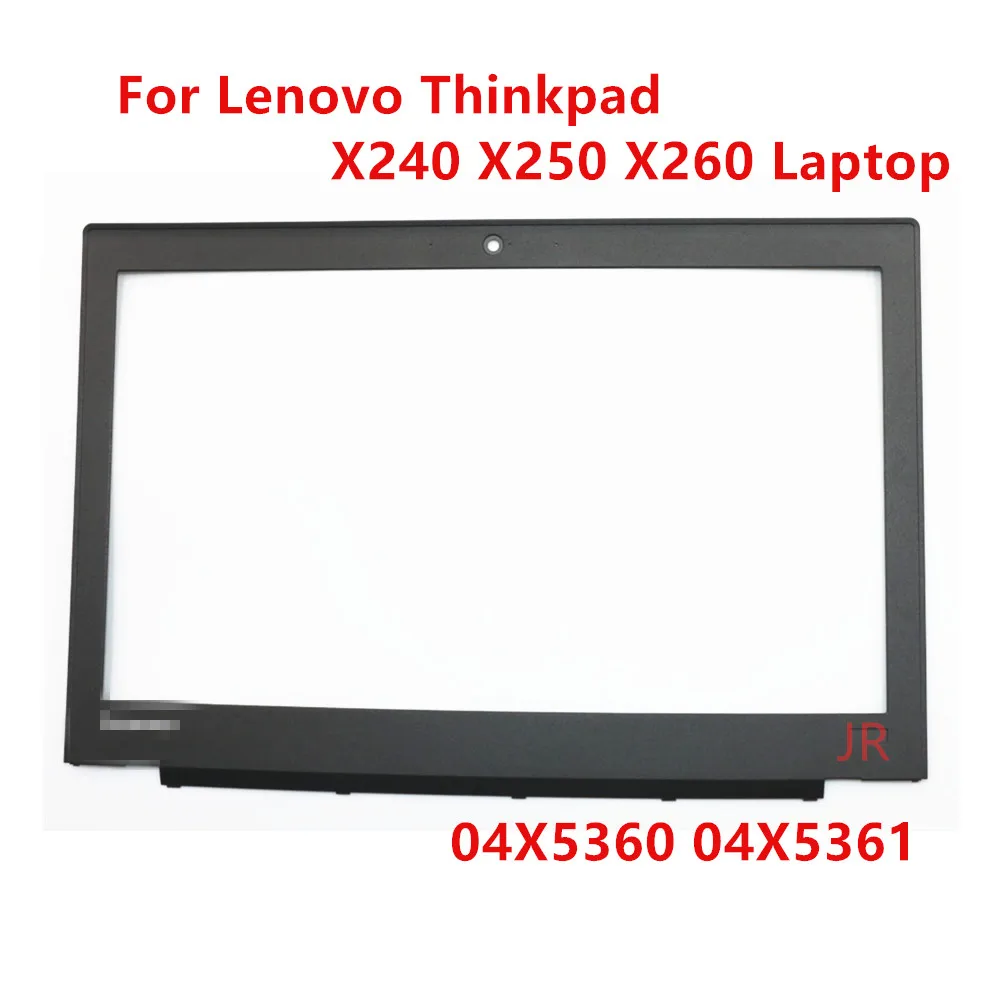 Nuevo/Orig para Lenovo Thinkpad X240 X250 X260 cubierta de bisel frontal Lcd con placa para no táctil 04X5360 04X5361