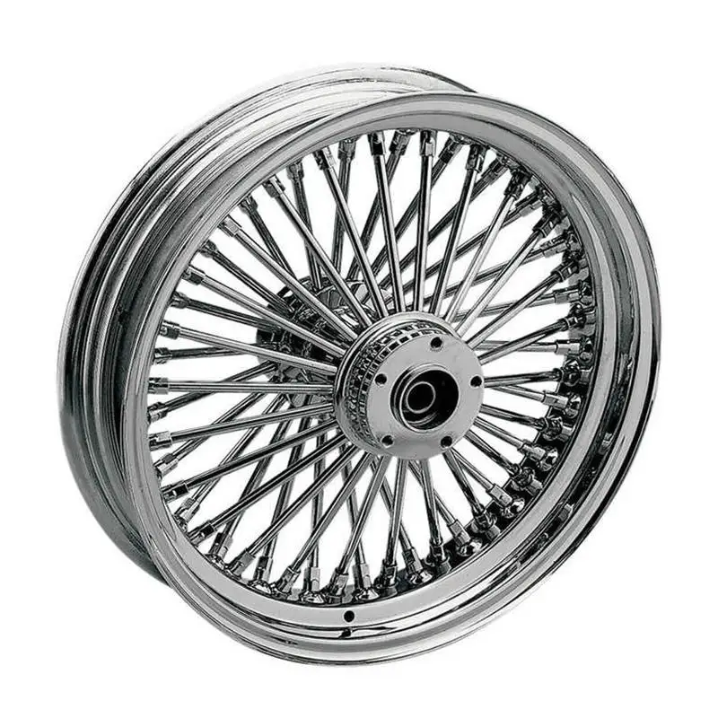 New Steel Aluminum 16 18 19 20 21 Motorcycle Wheels 2.15 3 3.5 5.5 8.5 Fat Spoke 48 36