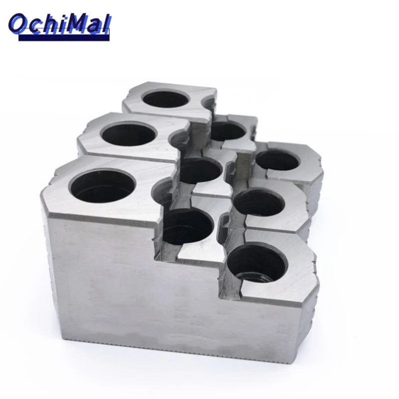 High Precision Hydraulic Chuck Hard Jaws Oil Pressure Hard Jaws Powerful Jaws Forward And Reverse Jaws Hydraulic Three Jaw Chuck