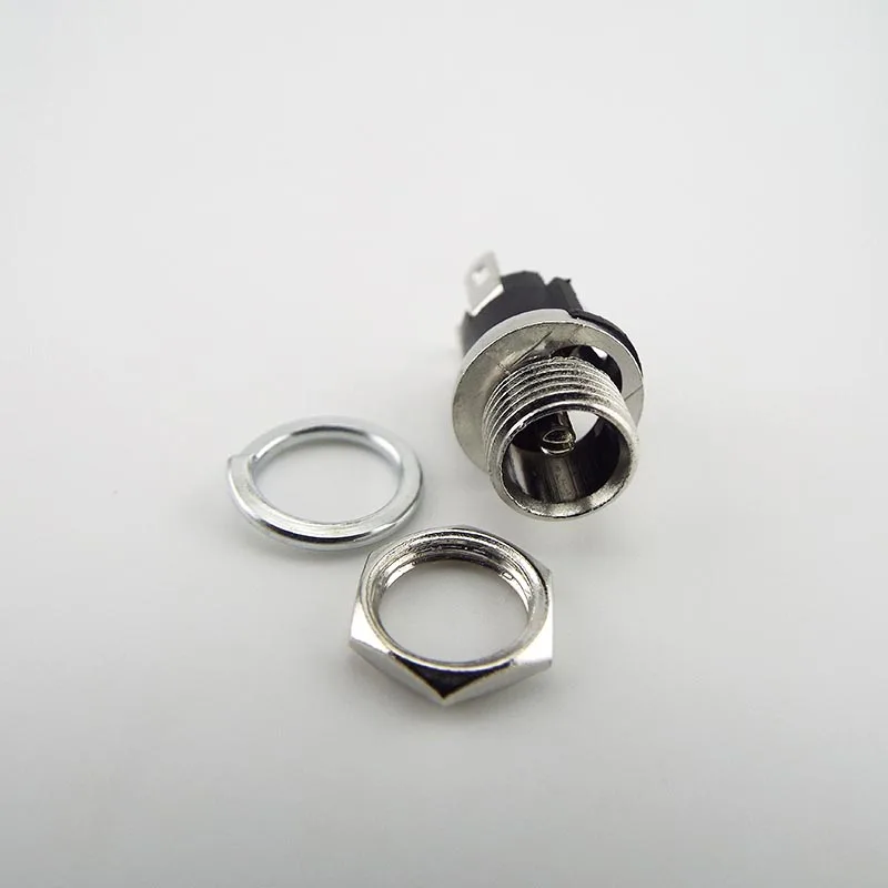 5.5 x 2.1mm DC female Power Charging Port Jack Panel Mount Terminal 3 Pin 5.5 2.1mm Socket Electrical DC Jack Connector B1