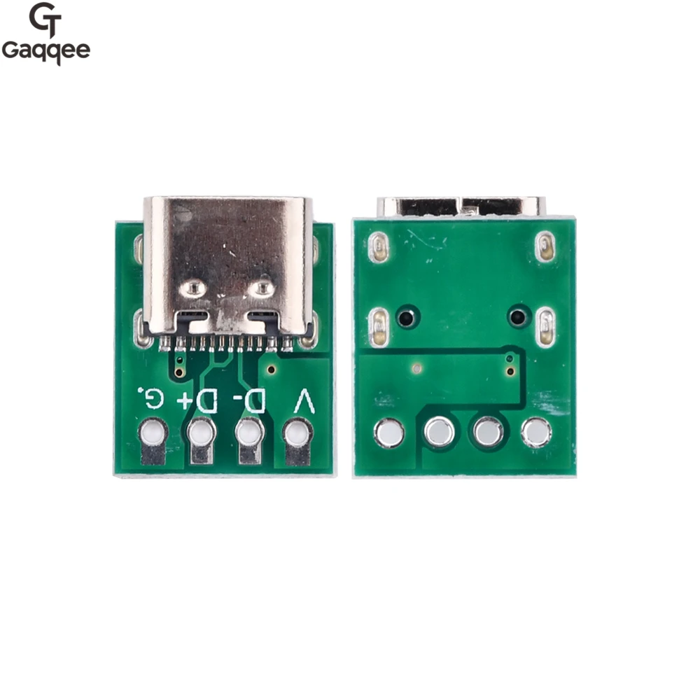 1/5/10Pcs USB 3.1 Type C Connector 16 Pin Test PCB Board Adapter 16P Connector Socket For Data Line Wire Cable Transfer