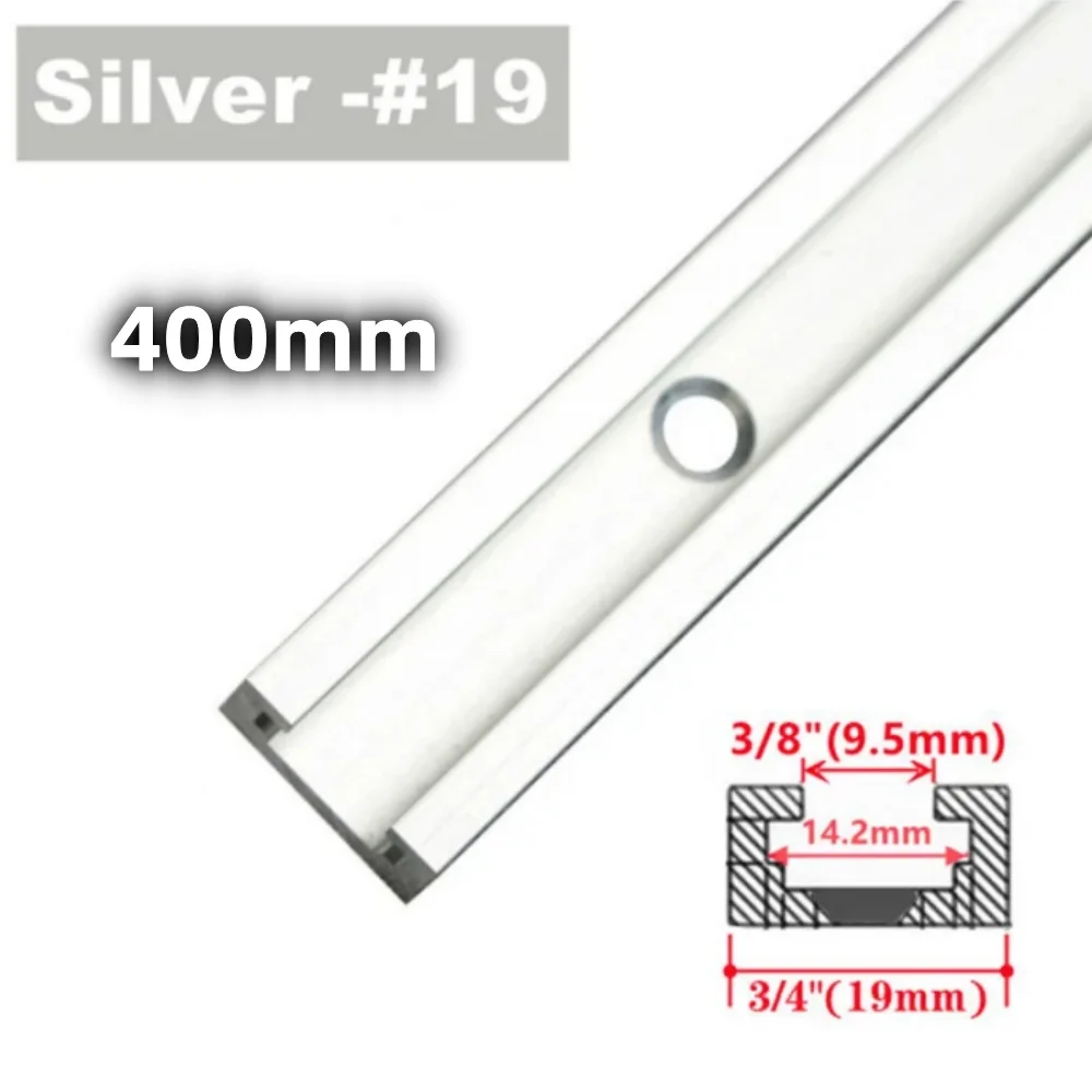 Werkbank T-Nut Aluminiumlegierung Gehrungsschiene T Schiebeschieber T-Schrauben Mutter Set Holzbearbeitung T-Schiene Jig Vorrichtung Werkzeuge