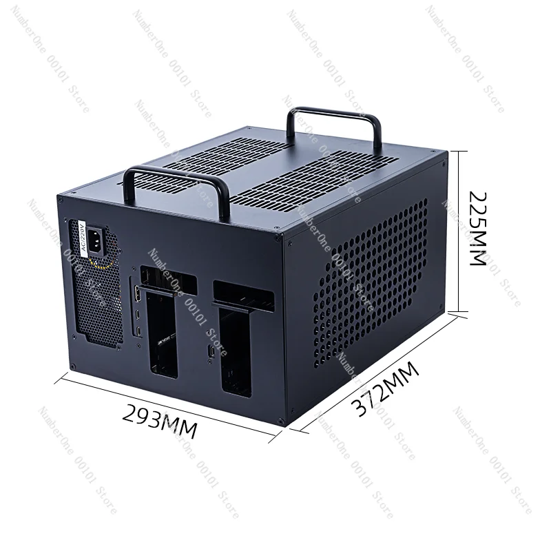 

USB4 Thunderbolt 3/4 graphics card dock dual card slot expansion notebook external graphics card AI graphics rendering