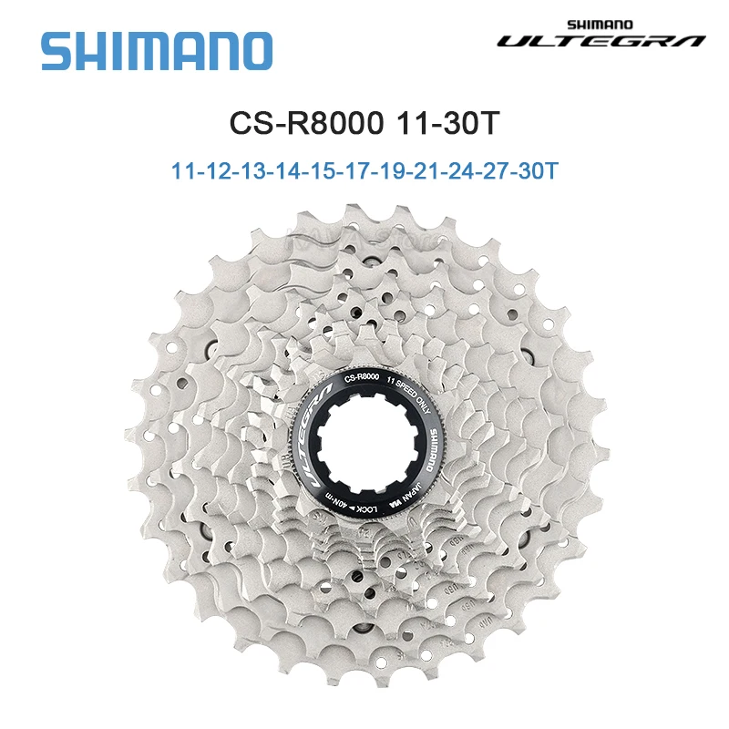 SHIMANO 105 CS-R8000/R7000 Freewheels Road Bike 11 Speed Freewheels Cogs11-28T 30T 32T HG700 11v 34T Cassette Sprocket Bicycle