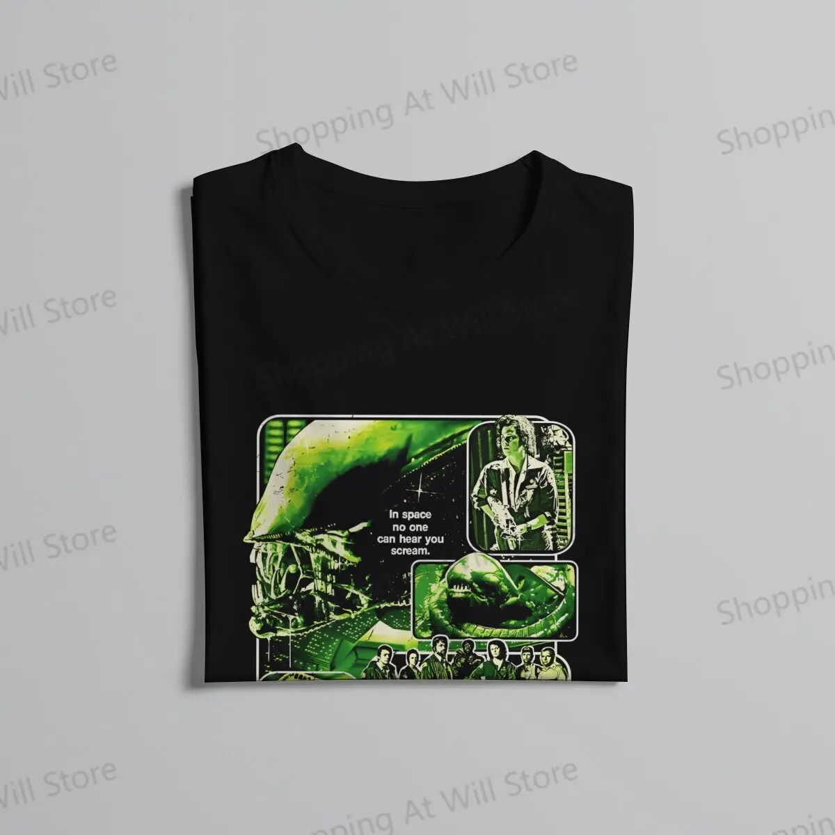 Tops 100% Cotton Leisure Sports  Xenomorph Essential Alien Mencosy Men's and women's T-shirts   Tshirt Top image 4