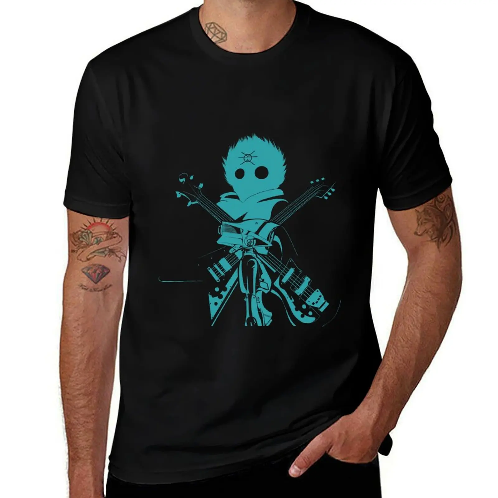 

Flcl blue T-Shirt t shirts for man graphic funny t shirts for man slim fit T-Shirt