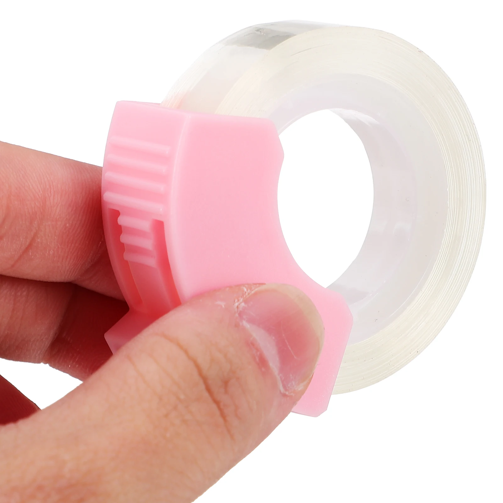 

Plastic For Home Office Desk Household Portable Cutter With Smooth Edges Desktop Holder Reusable Sticker Label Dispenser For