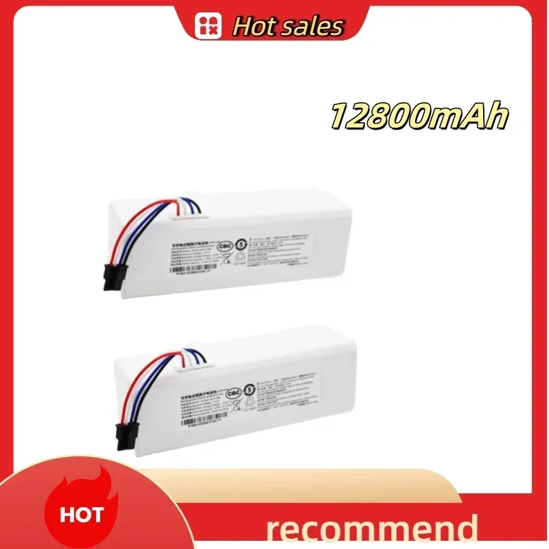 Li-ion 12800mAh Battery P1904-4S2P-MM,for Xiaomi Mijia 1C STYTJ01ZHM Robot Vacuum Mop Cleaner, Long-Lasting Energy