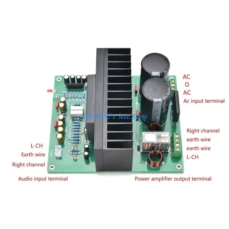 

Y8AD Powerful 200Wx2 Home STK412-530 Amplifier Circuit for Enthusiasts Setups