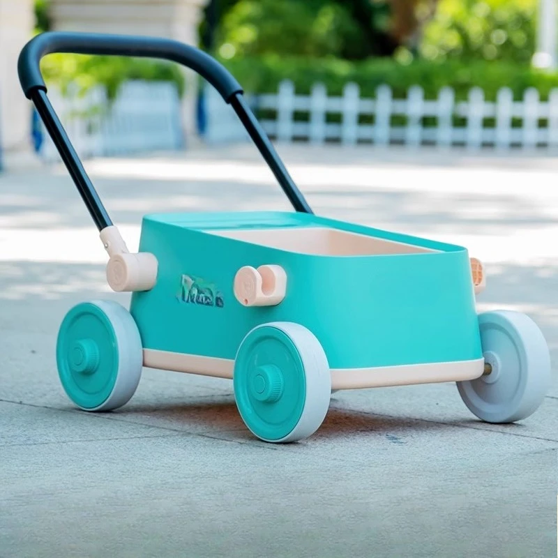 multifunctional trolley, moped, anti-rollover, hand push shopping trolley