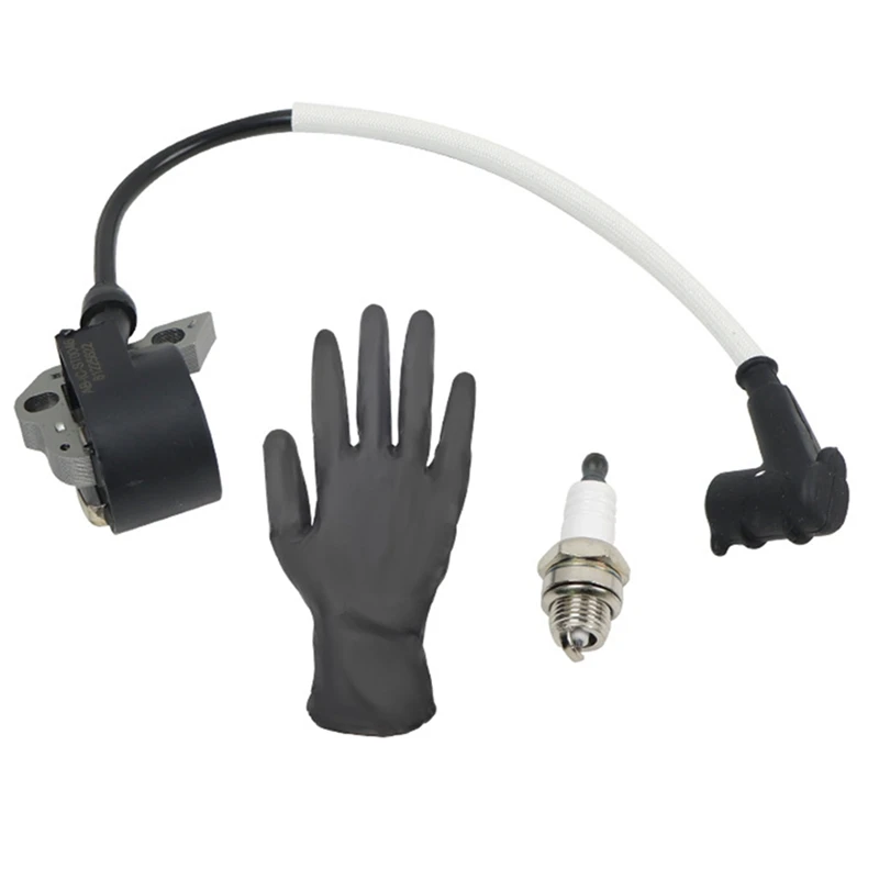 Y50A Ignition Coil Kit for FS160 FS180 FS220 FS280 FS290 FR220, Replacement for 0000-400-1306 with for Spark Plug & Gloves,