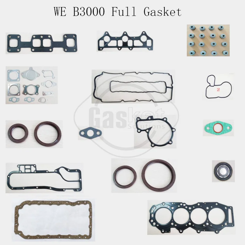 Complete repair Overhaul FOR MAZDA WE WL-CD 16V BT50 WE B3000 TM T4500 TM-F Engine Parts full set gasket 8DWM-10-271