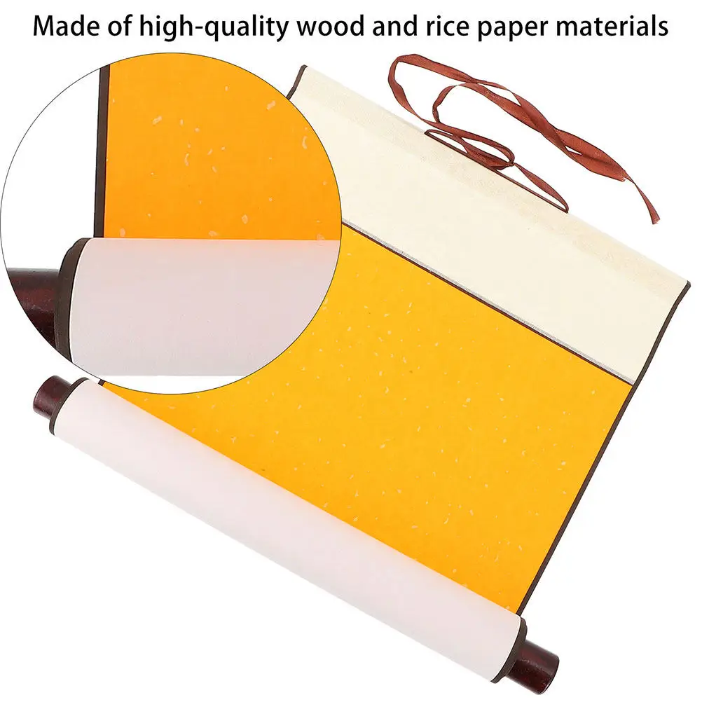 2pcs Chinese Calligraphy Paper Scroll for Writing, Painting & Drawing – Traditional Hanging Art Supplies