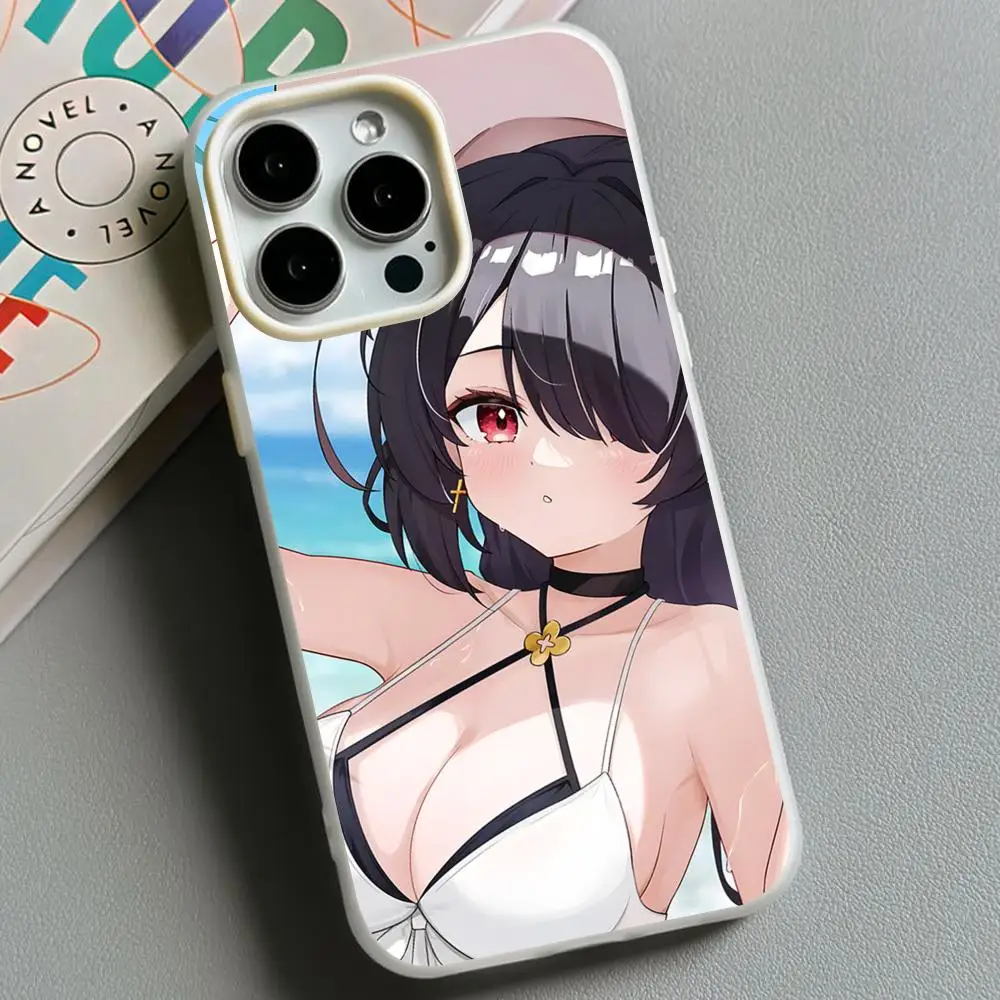 

Blue Archive Hinata Phone Case for iPhone 17 16 15 14 13 12 11 Air Pro Max Plus Jelly Dual Layer White Cover