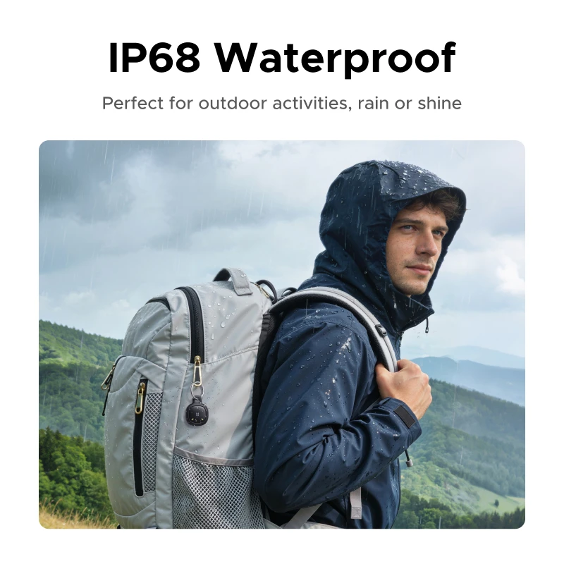 Mini Smart Tag GPS Tracker for Apple Find My - IP68, 5-Year Battery