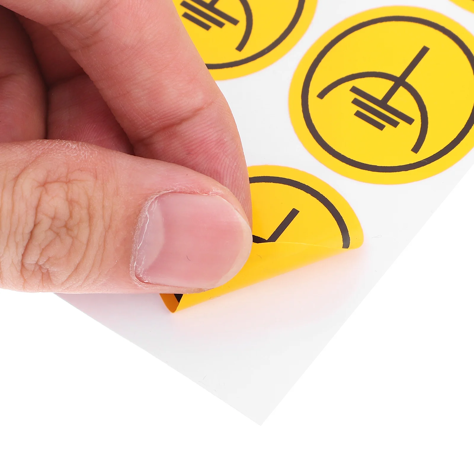 10 قطعة ملصقات علامات السلامة تحذير منتجات التحذير الأرض البلاستيكية ذاتية اللصق سياج كهربائي الملحقات الكهربائية