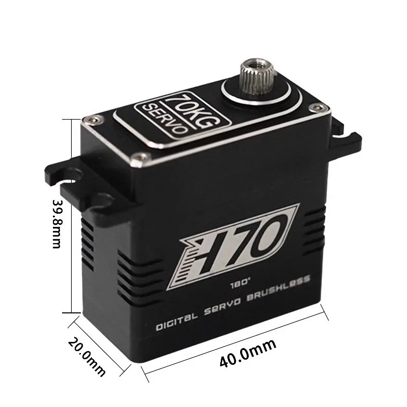 35kg 70kg Brushless Steering Gear Steel Teeth 8.4V High Pressure Underwater Climbing Off-Road Vehicle Servo