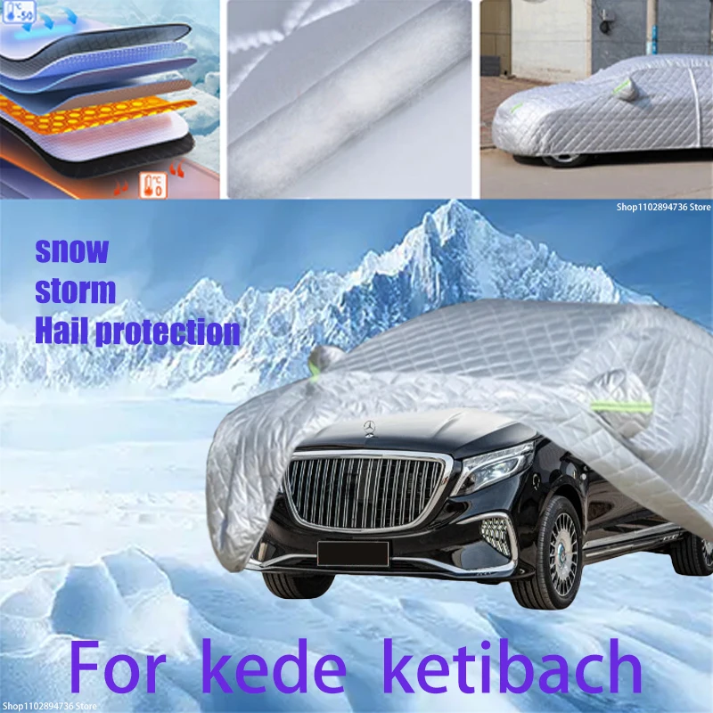 

For kede ketibach Outdoor Cotton Thickened Awning For Car Anti Hail Protection Snow Covers Sunshade Waterproof Dustproof