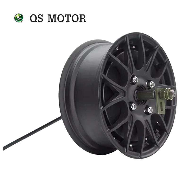 QSMOTOR 14inch 260 Wide Tire Detachable 3000W 40h V1 Electric BLDC Wheel Hub Dual Shaft Motor