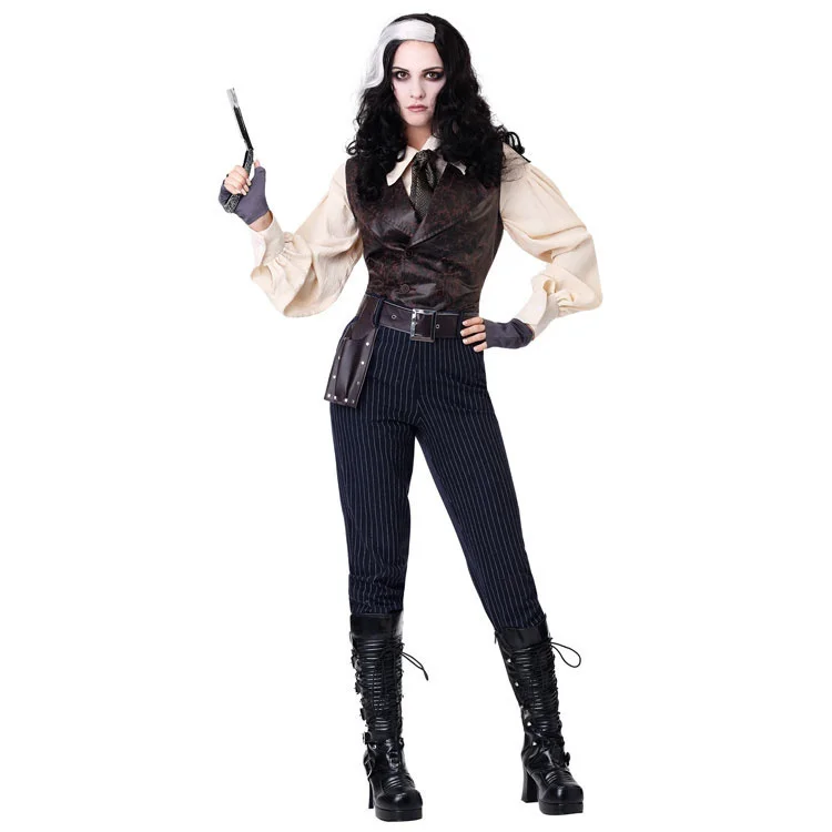 

Sweeney Todd Cosplay Halloween Costume Stage Performance Cosplay Movie Character Costume Barber Todd Costume for Women