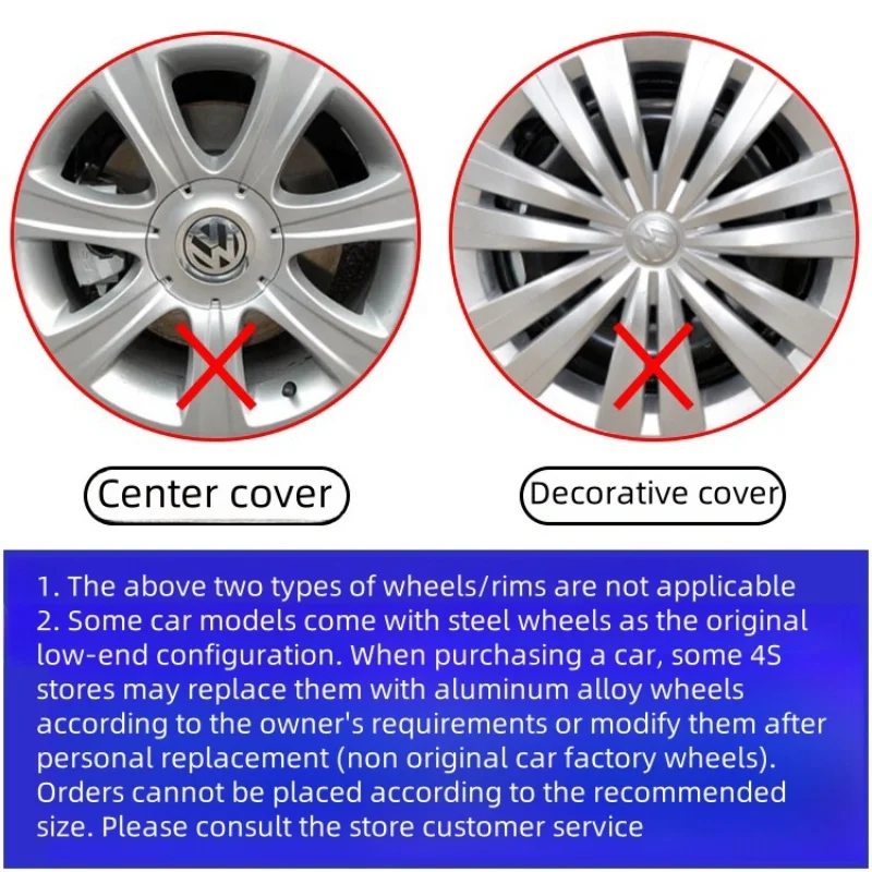 4pcs 55/56/65/70/76mm Car Wheel Center Hub Caps Cover for VW Volkswagen Golf Polo Passat Touran CC B5 B6 B7 Jetta accessories 