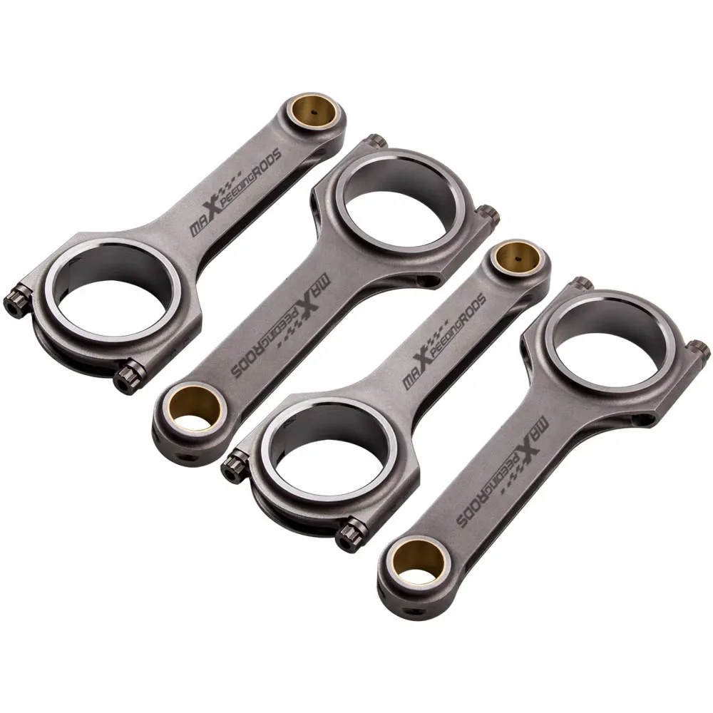 Maxpeedingrods H Beam Racing Connecting Rods For Ford Duratec 2.3 Mazda MZR 2.3 Bielle Conrod ARP Bolts