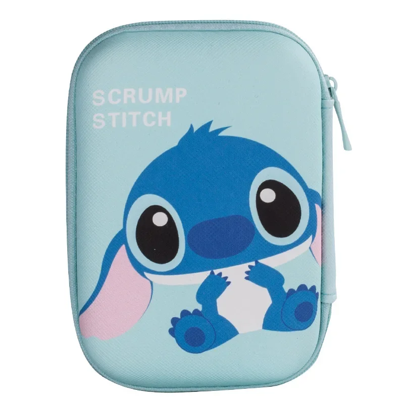 Cute Coin Purse Rectangular Big Bag Fresh Cartoon Headphones Storage Bag Charger Data Cable Large Storage Box