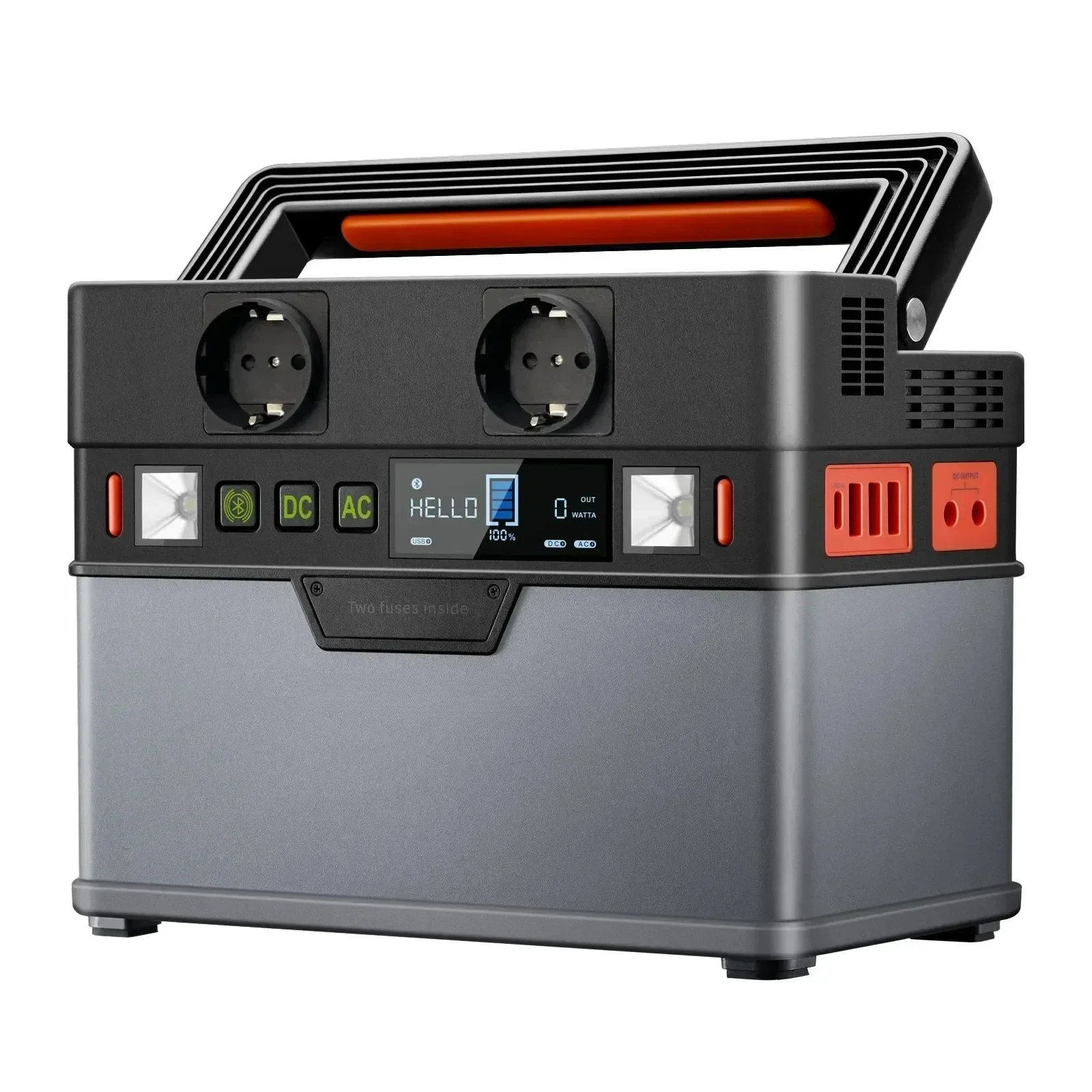 

Portable Power Station 288Wh / 78000mAh Mobile Supply Solar Generators 300W Battery Storage for Camping