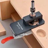35MM Woodworking Drill Guide - Adjustable Depth Limit, Tungsten Steel Drill Bit for Invisible Hinge Slotting and DIY Furniture