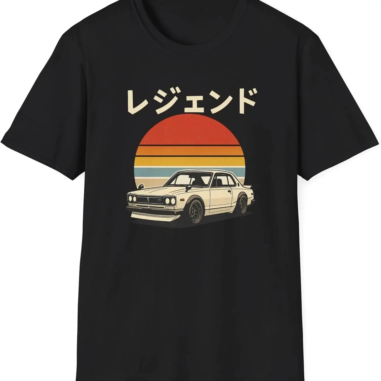 Vintage JDM Car T Shirt Classic Japanese Race for Auto Enthusiasts Image 1 of 2 vintage Washed Stretched homme