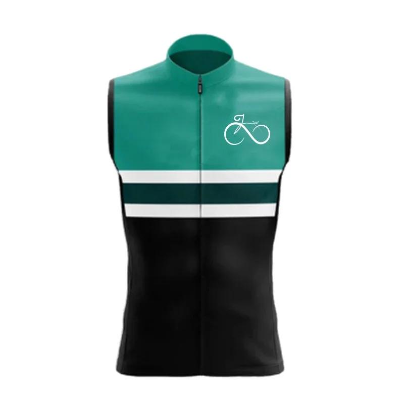 

2022 Summer Men Bicycle Cycling Vest Windproof Running Vest MTB Bike Mesh Fabric Breathable Clothes Sleeveless Cycling Jacket