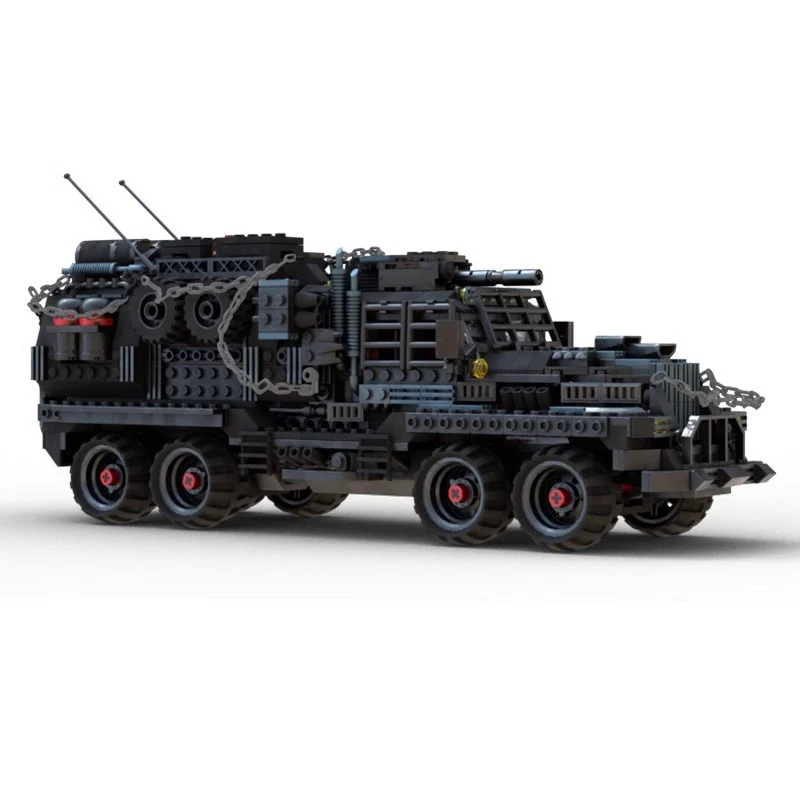 MOC Building Blocks Post-Apocalyptic War Truck Model DIY Assembly Bricks Toy Gift