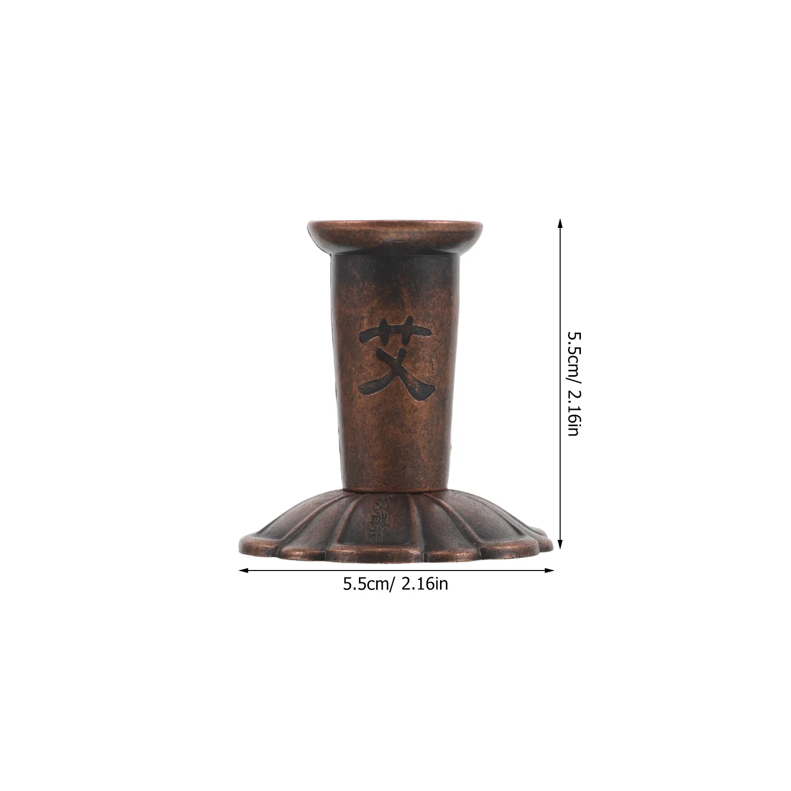 Moxa Stick Burner Holder Lotus Base 0.7 Professional Moxibustion Stick Extinguisher Safe Stable Moxa Extinguisher Tray Home