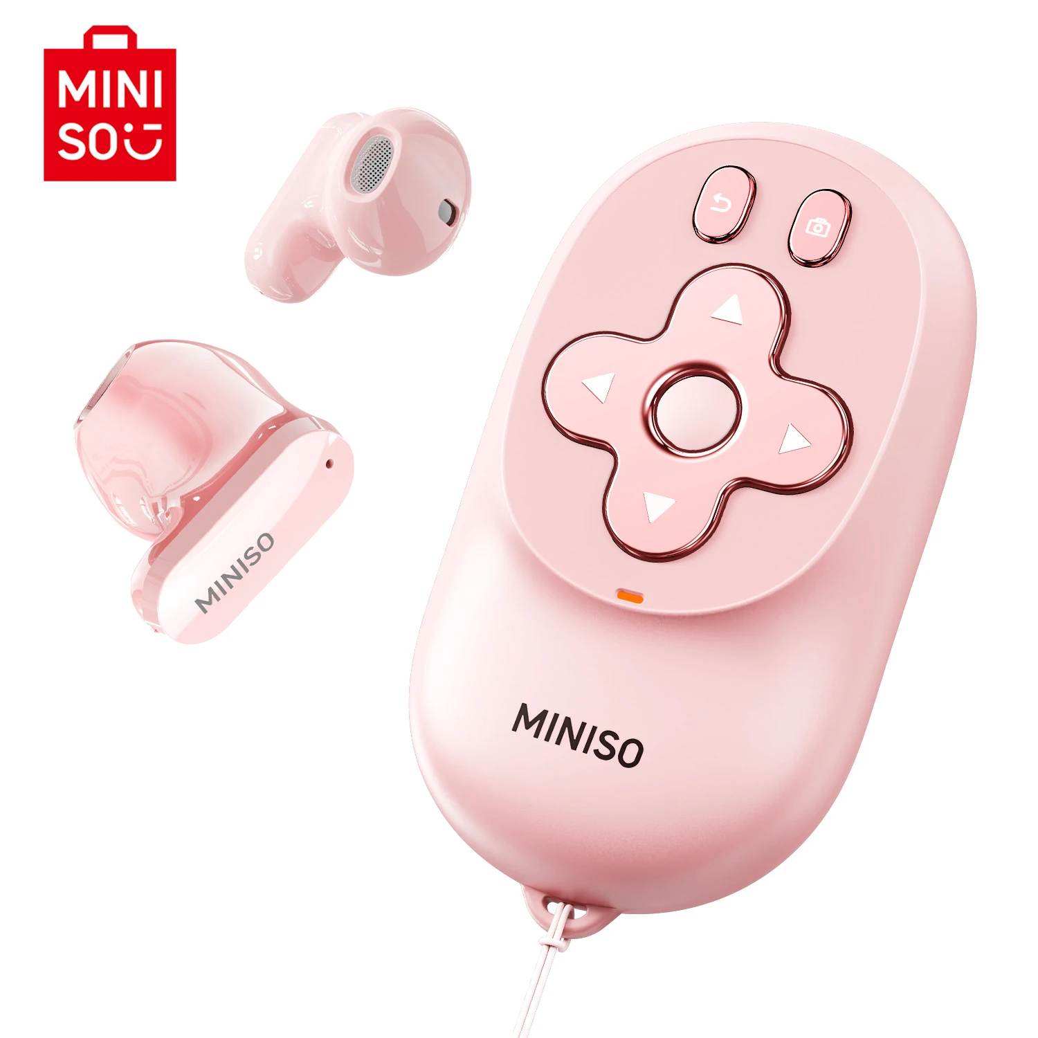 

MINISO MS186 Bluetooth 5.4 Наушники-вкладыши Беспроводные наушники с дистанционным управлением мобильного телефона Водонепроницаемая беспроводная гарнитура MINISO
