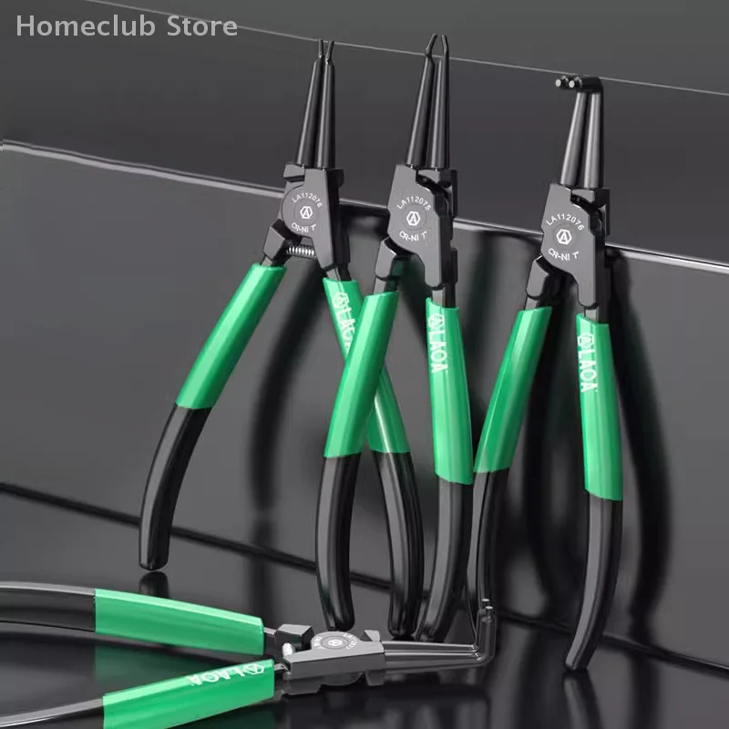 1 шт. плоскогубцы стопорное кольцо внутренние и внешние плоскогубцы LAOA 7-дюймовые стопорные зажимы стопорные кольца плоскогубцы для ручного инструмента