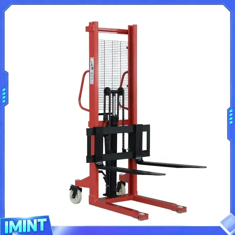 KAWADA Manual Pallet Stacker 1000kg 2000kg 30000kg 1100mm-3500mm Heigh Range Hand Hydraulic Forklift Lifting