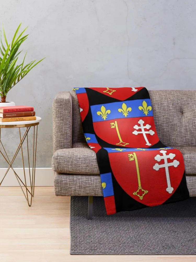 Coat of Arms of Narbonne, France Throw Blanket blankets ands Summer Blankets