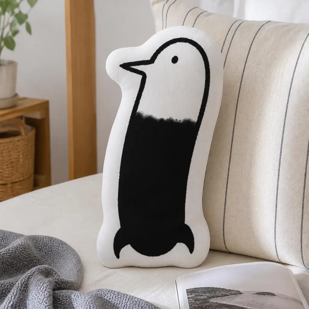 Oyasumi Goodnight Punpun Cute Funny Pillow Cushion Irregular Stuffed Throw Pillow Home Decor Gift Sofa Bed
