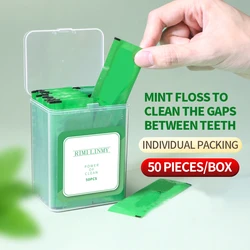 Mint Flavor Dental Floss Individually Packaged Sticks Toothpick Cleaners Food Grade Disposable Plastic Teeth Cleaning Care