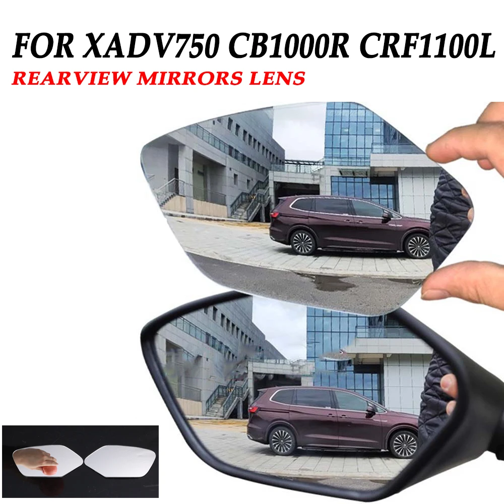 

For Honda CRF1100L Africa Twin 2016-2019 X-ADV750 CB1000R Accessories Convex Mirror Increase View Vision Rearview Mirrors Lens