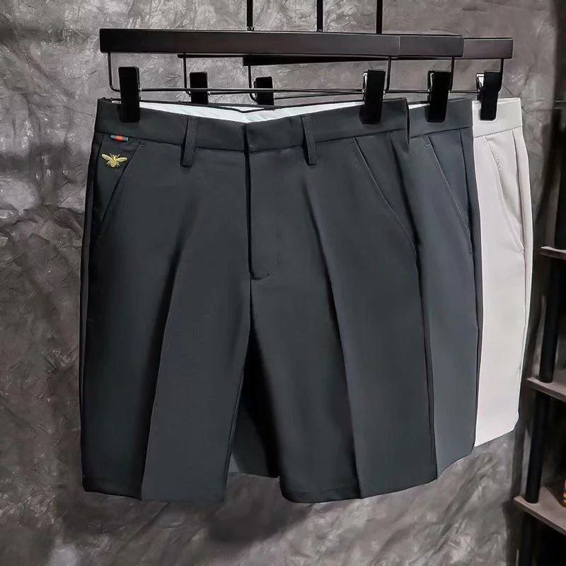 

Loose Men's Summer ort Pants Thin Briti Sle JK orm Hong Kong Sle England 5 Points Casual Pants Straight Leg Pants