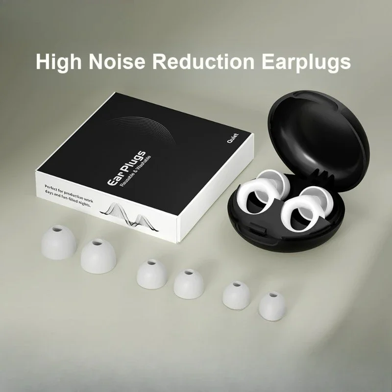 Sleeping Swimming Protective Silicone Earplugs Sound Insulation Noise Reduction Anti Snoring Ear Plugs