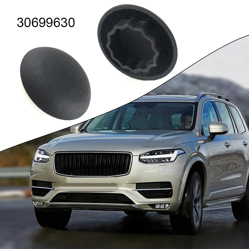 

Part Cover Wiper Accessories Black For Volvo XC90 2016+ Hat Wiper Arm Cover PBT Practical Rocker Cover Brand New