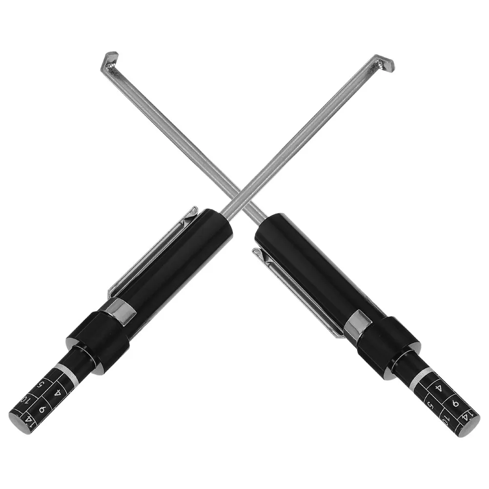 

2pcs Black Drum Measuring Pen Gauge Tool for Brake Pad Thickness Assessment Car Maintenance Tire Repair Instruments Brake