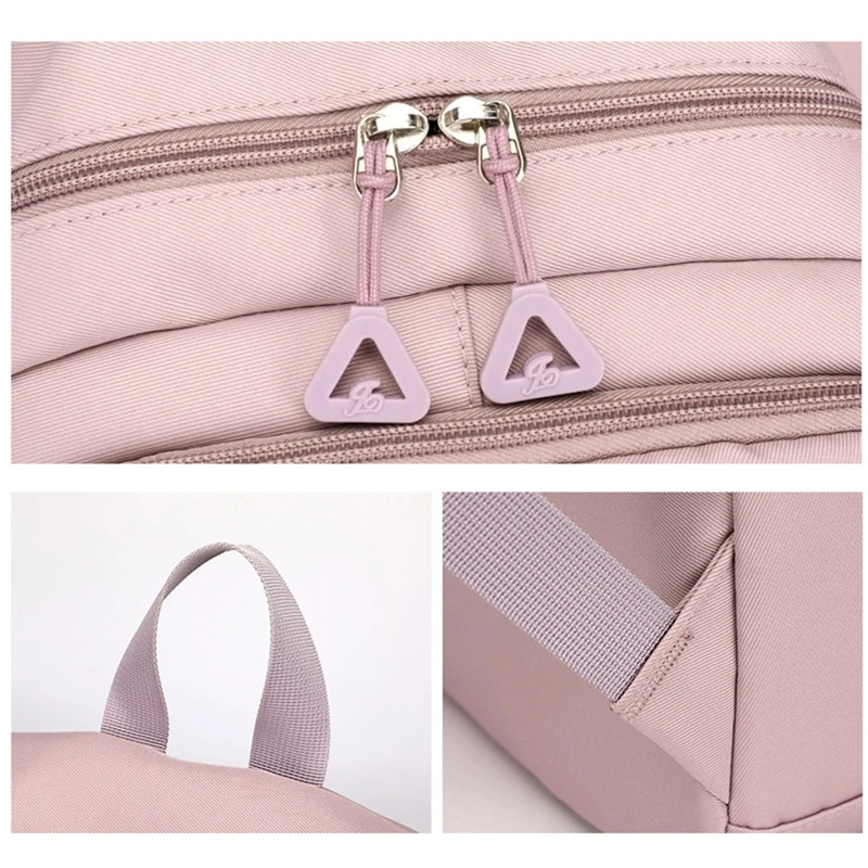 Mädchen-Schulrucksack, Rucksack für Teenager, Frauen, Kinder, weiblich, rosa, Schultasche für Grundschule, weiterführende Schule, Teenager, Kinder – Detail 24